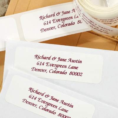 Italic Basic 4-line Return Address Labels